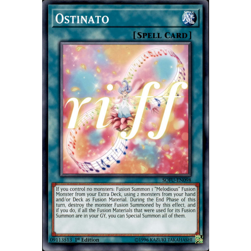 Ostinato SOFU-EN098 Yu-Gi-Oh! Card from the Soul Fusion Set