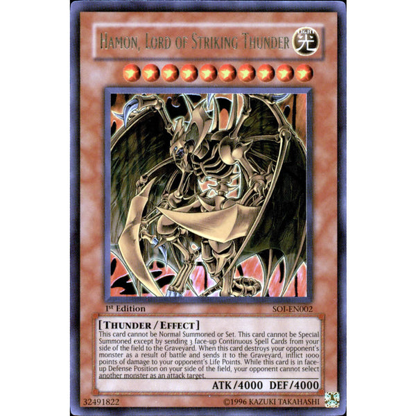 hamon yugioh card Sacred Beasts Hamon, Raviel, Uria, Armityle (Anime Art) monsters your opponent controls cannot target monsters for attacks Yu-Gi-Oh! Hamon, Lord Of Striking