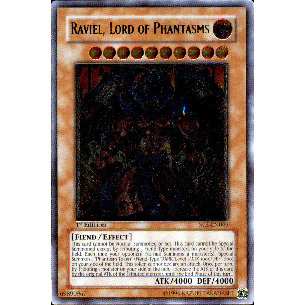 Raviel, Lord of Phantasms SOI-EN003 Yu-Gi-Oh! Card from the Shadow of Infinity Set