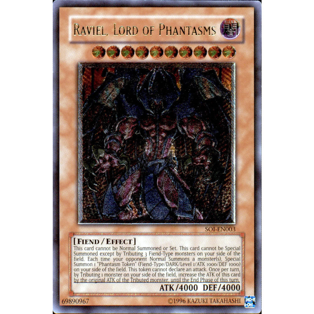 Raviel, Lord of Phantasms SOI-EN003 Yu-Gi-Oh! Card from the Shadow of Infinity Set
