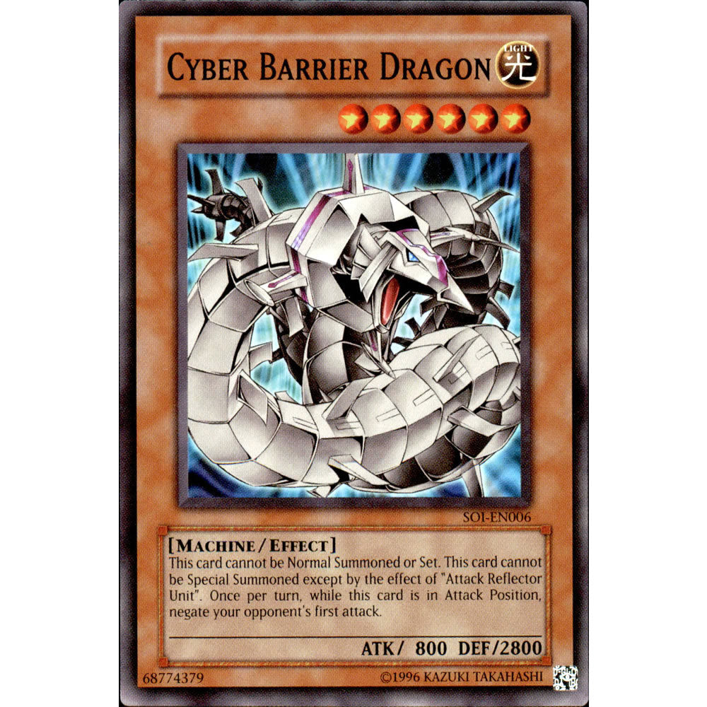 Cyber Barrier Dragon SOI-EN006 Yu-Gi-Oh! Card from the Shadow of Infinity Set