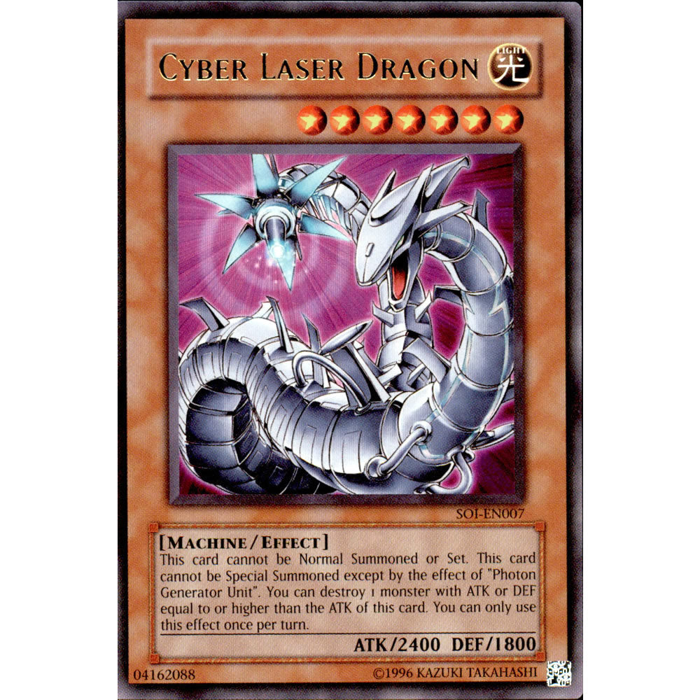 Cyber Laser Dragon SOI-EN007 Yu-Gi-Oh! Card from the Shadow of Infinity Set