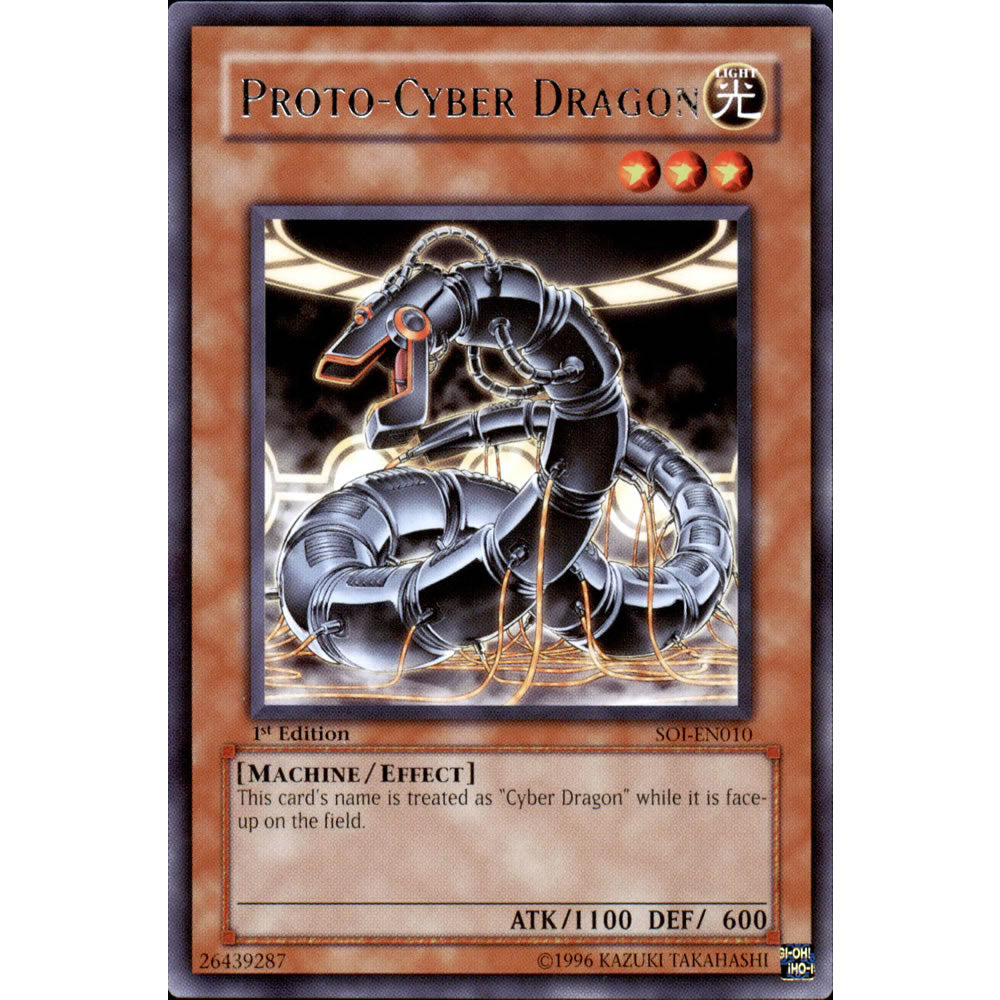 Proto - Cyber Dragon SOI-EN010 Yu-Gi-Oh! Card from the Shadow of Infinity Set