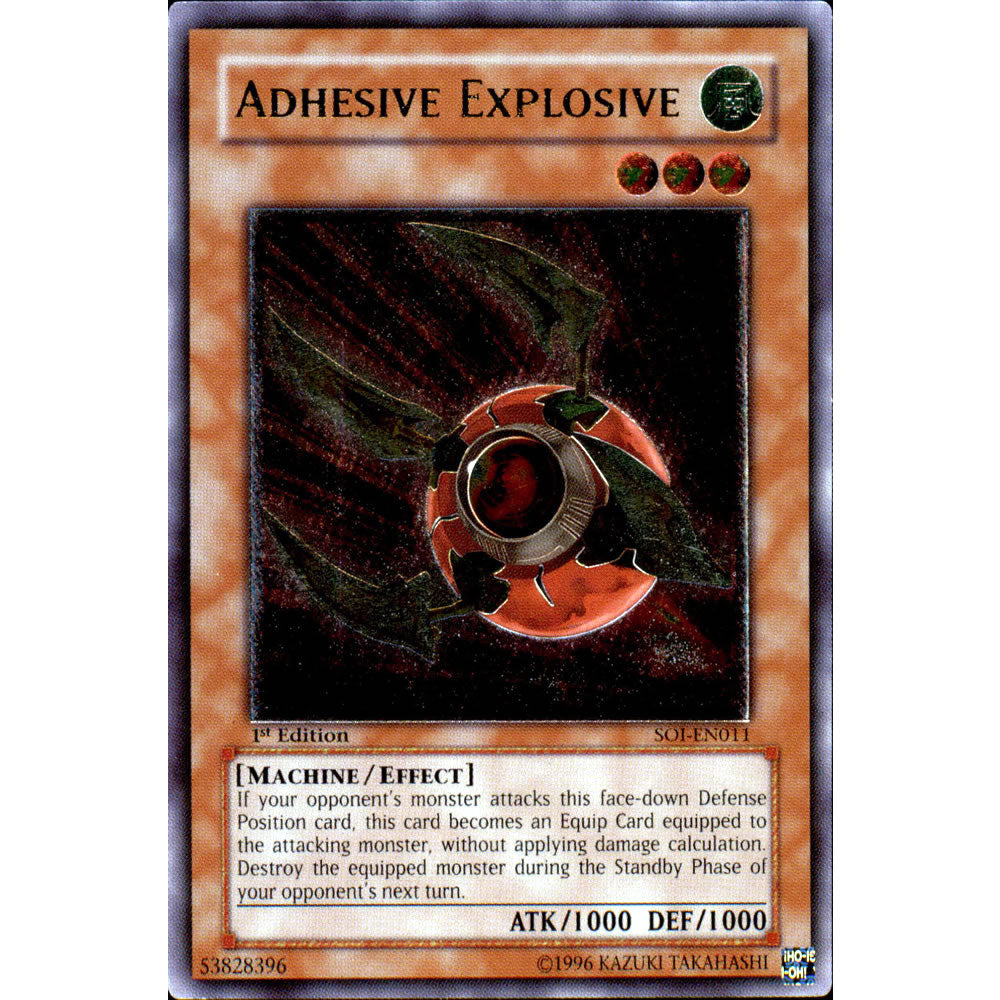 Adhesive Explosive SOI-EN011 Yu-Gi-Oh! Card from the Shadow of Infinity Set