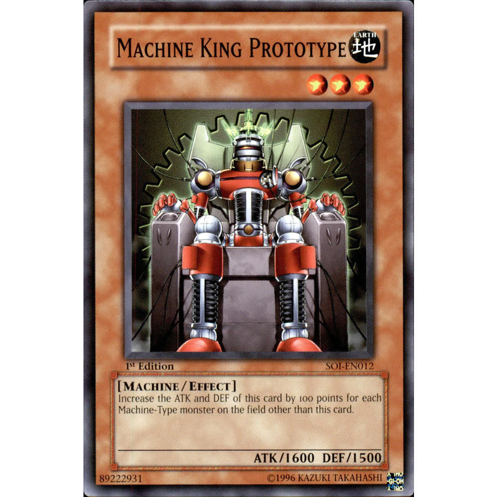 Machine King Prototype SOI-EN012 Yu-Gi-Oh! Card from the Shadow of Infinity Set
