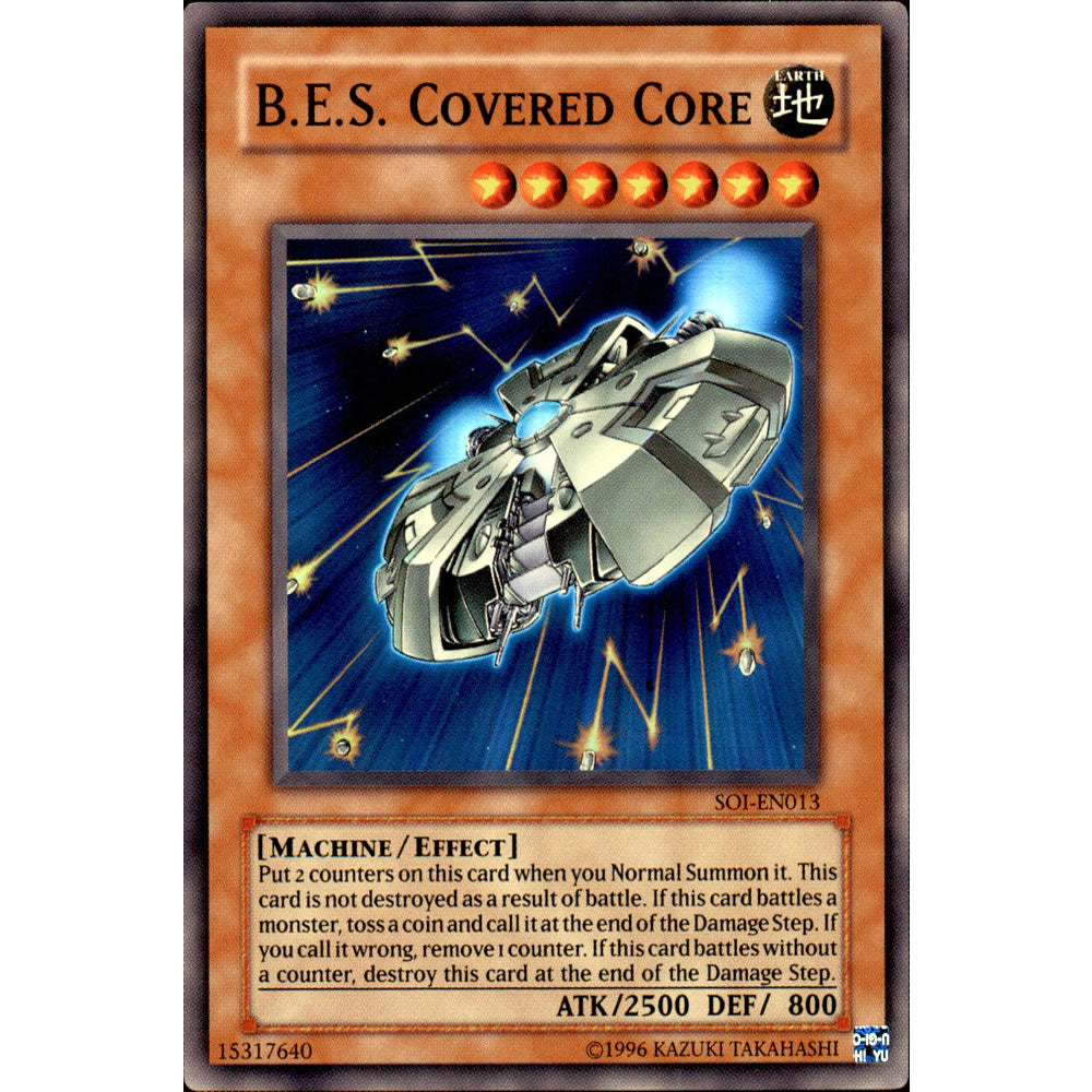 B.E.S. Covered Core SOI-EN013 Yu-Gi-Oh! Card from the Shadow of Infinity Set