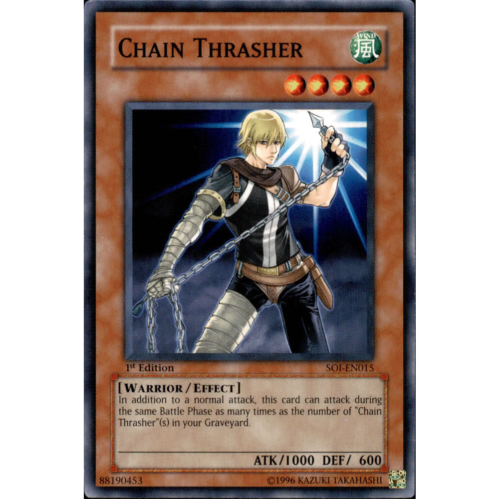 Chain Thrasher SOI-EN015 Yu-Gi-Oh! Card from the Shadow of Infinity Set