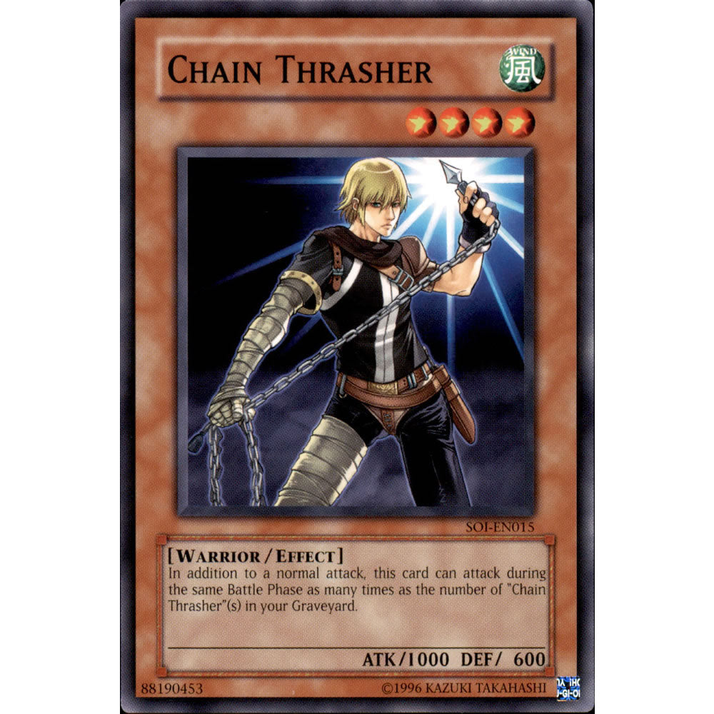 Chain Thrasher SOI-EN015 Yu-Gi-Oh! Card from the Shadow of Infinity Set