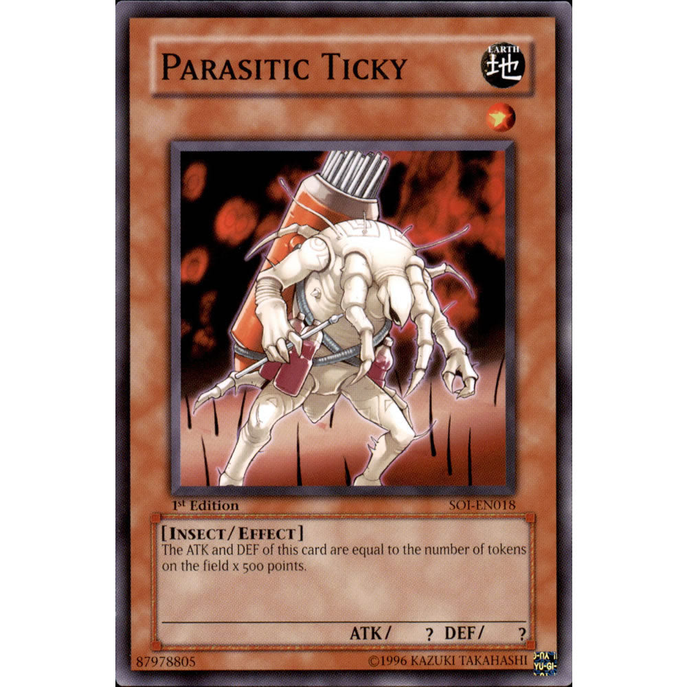 Parasitic Ticky SOI-EN018 Yu-Gi-Oh! Card from the Shadow of Infinity Set
