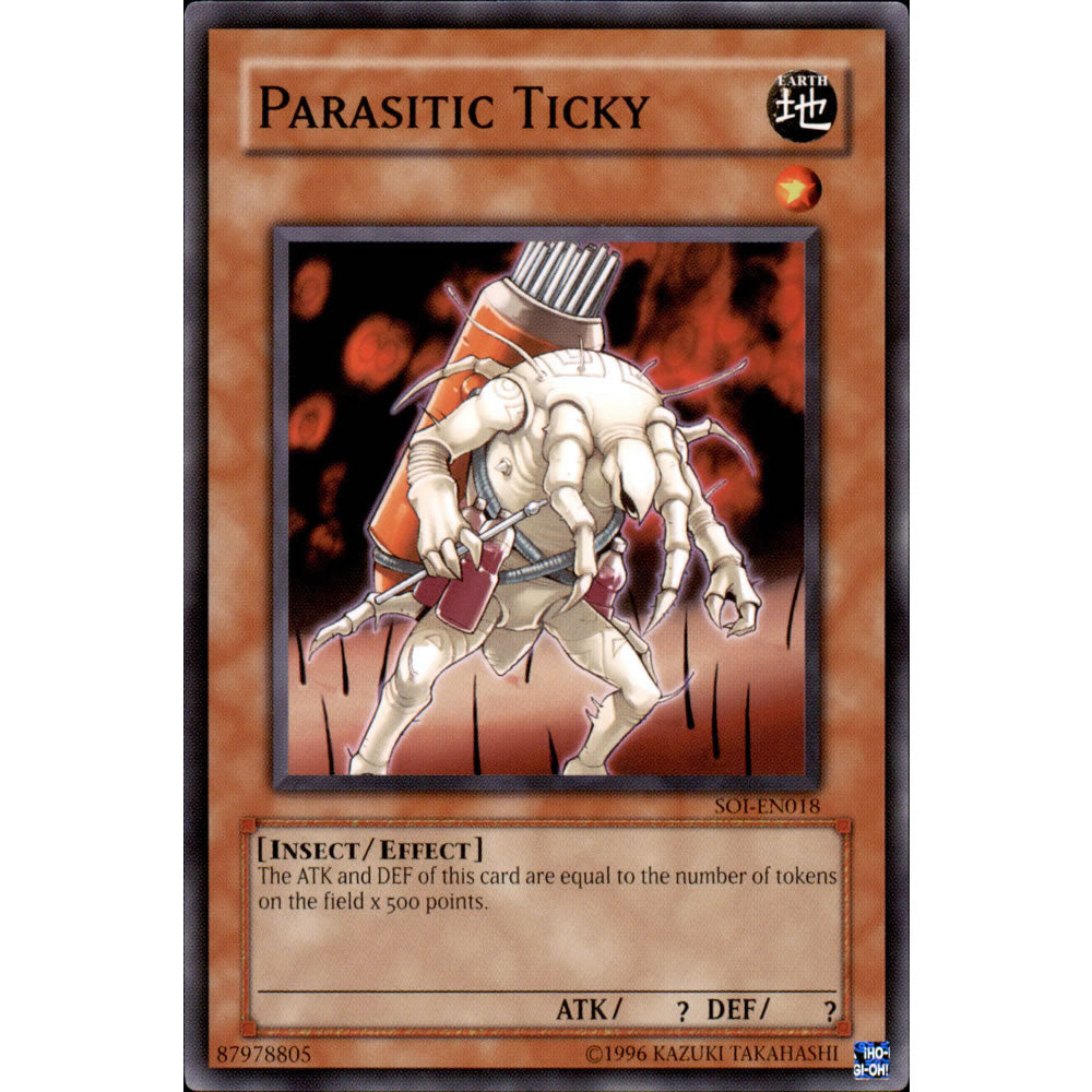 Parasitic Ticky SOI-EN018 Yu-Gi-Oh! Card from the Shadow of Infinity Set