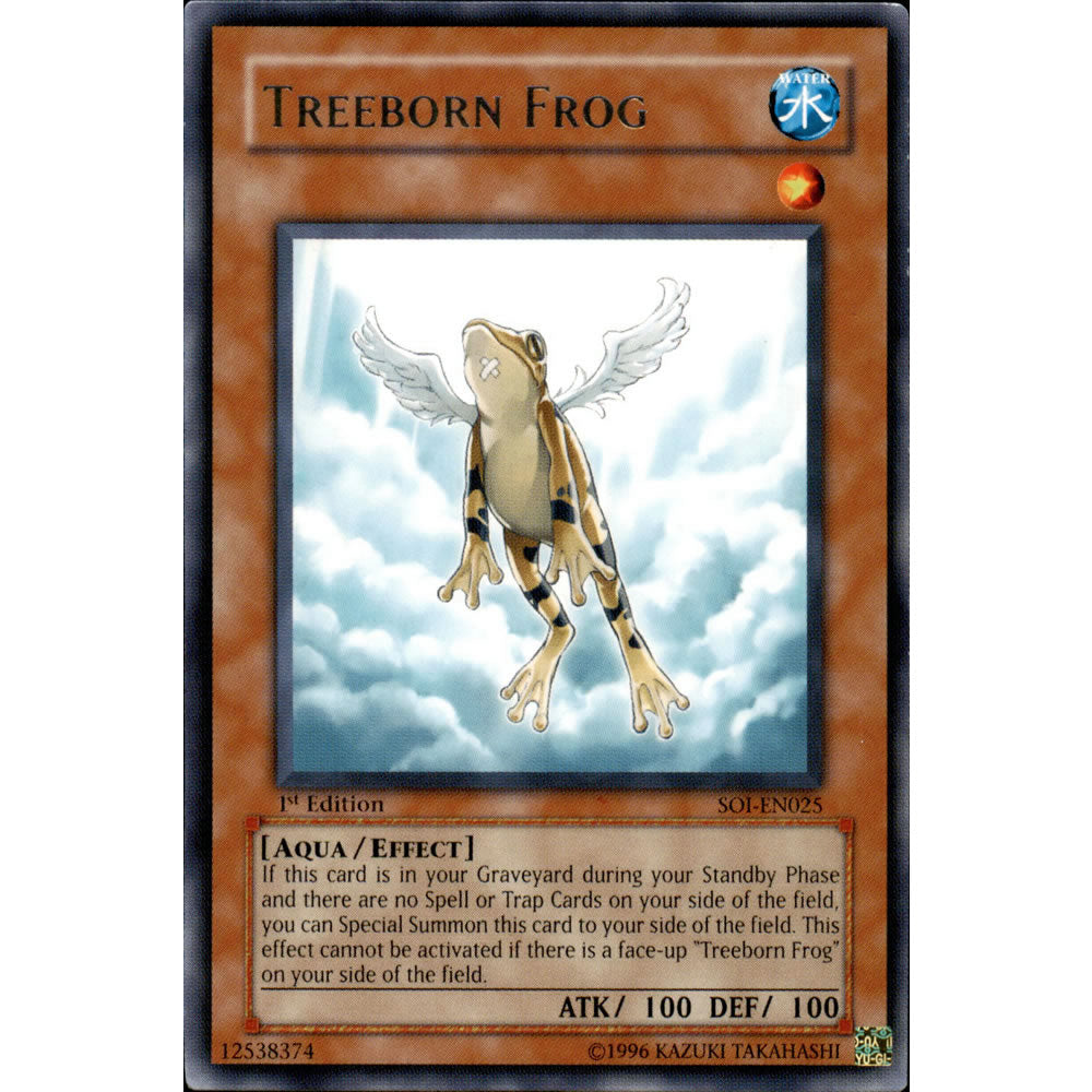 Treeborn Frog SOI-EN025 Yu-Gi-Oh! Card from the Shadow of Infinity Set