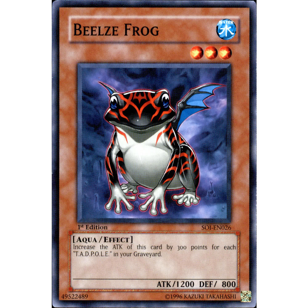 Beelze Frog SOI-EN026 Yu-Gi-Oh! Card from the Shadow of Infinity Set