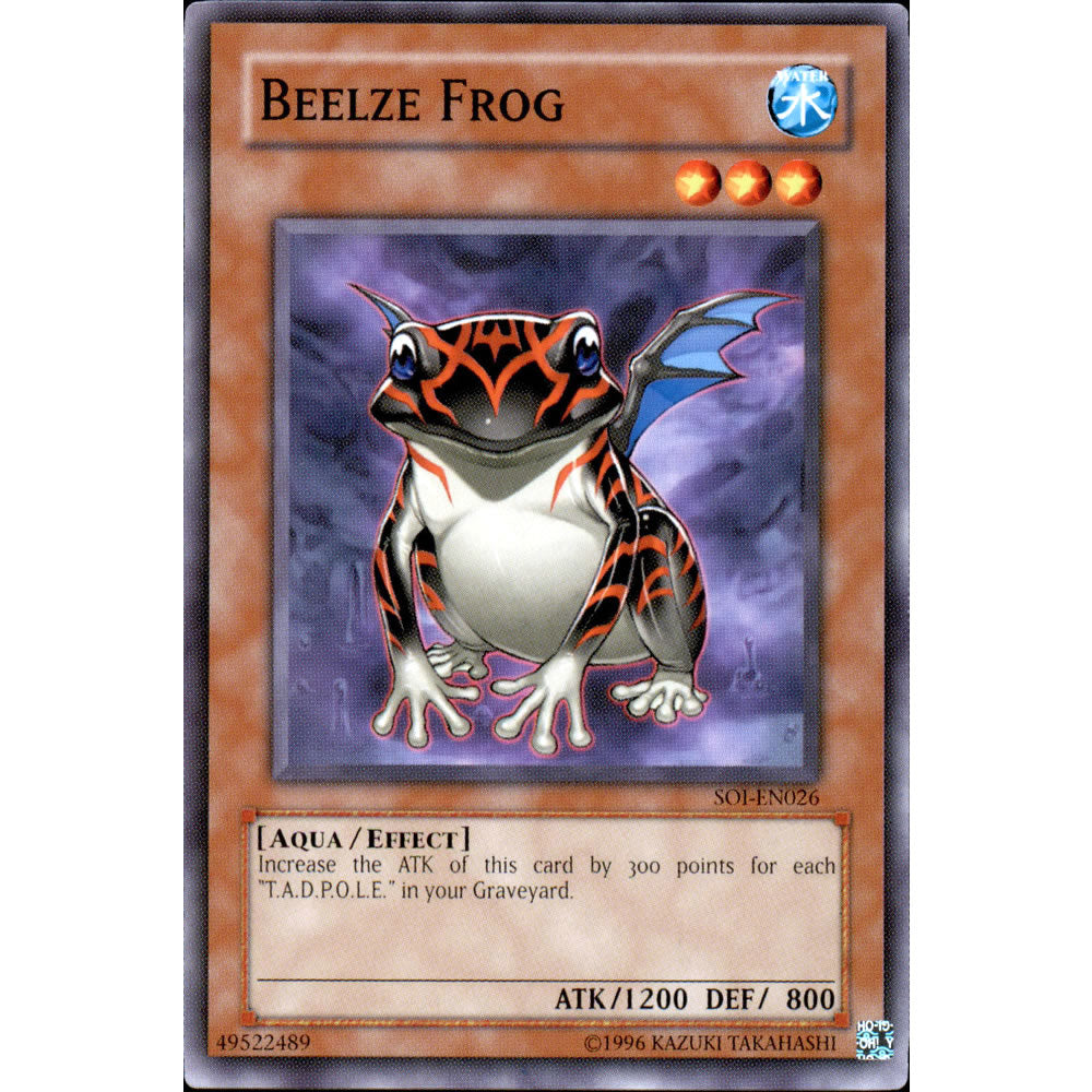 Beelze Frog SOI-EN026 Yu-Gi-Oh! Card from the Shadow of Infinity Set