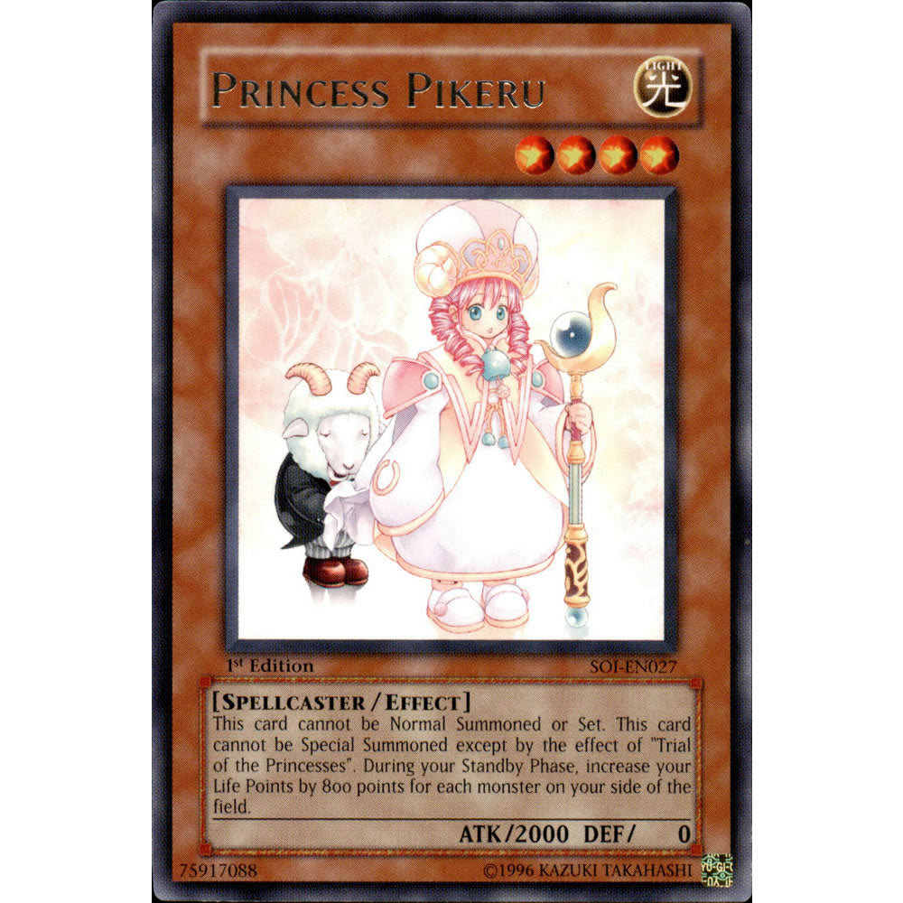 Princess Pikeru SOI-EN027 Yu-Gi-Oh! Card from the Shadow of Infinity Set