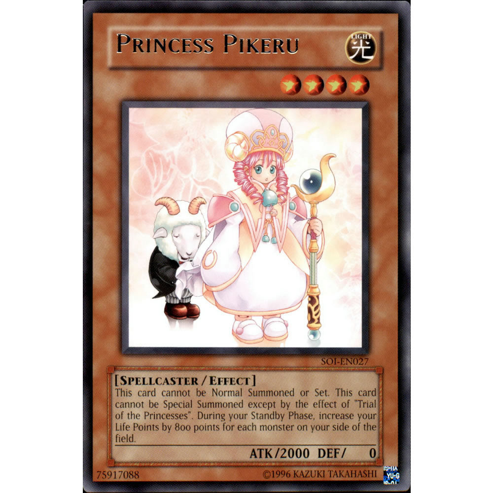 Princess Pikeru SOI-EN027 Yu-Gi-Oh! Card from the Shadow of Infinity Set