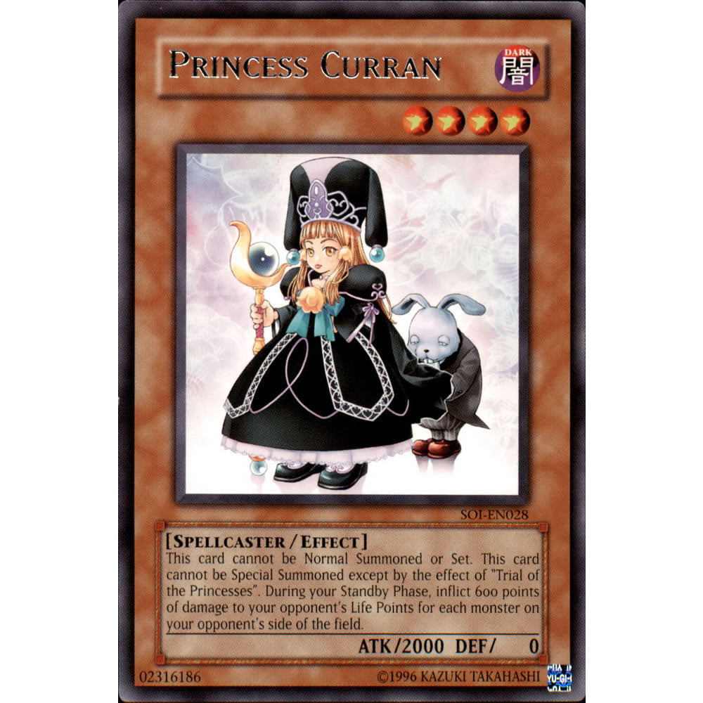 Princess Curran SOI-EN028 Yu-Gi-Oh! Card from the Shadow of Infinity Set
