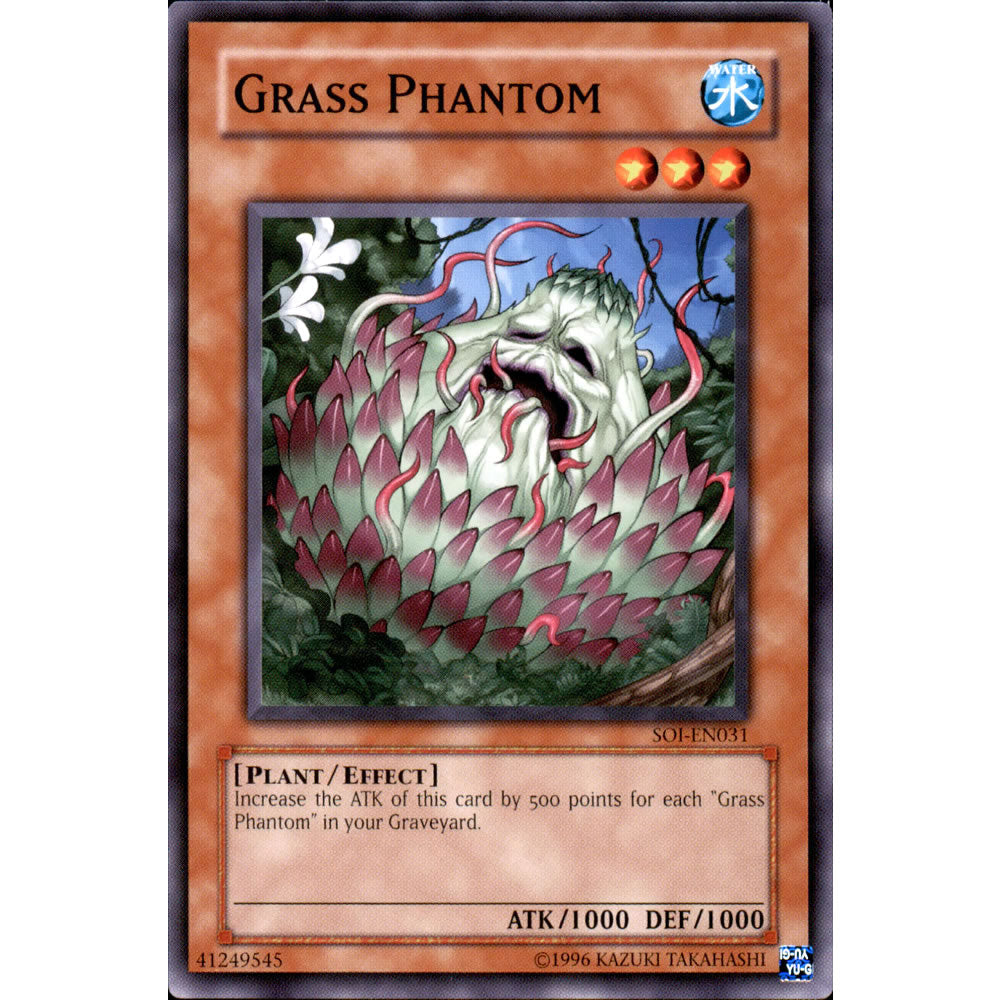 Grass Phantom SOI-EN031 Yu-Gi-Oh! Card from the Shadow of Infinity Set