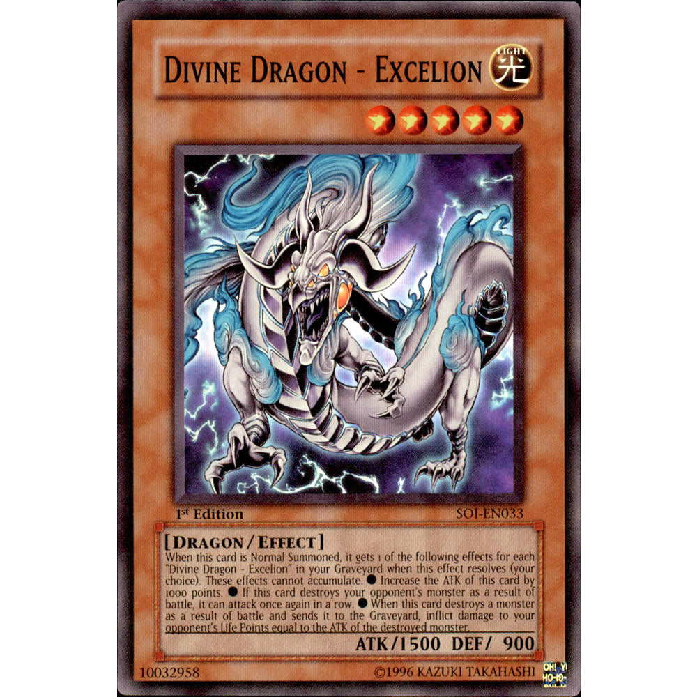 Divine Dragon - Excelion SOI-EN033 Yu-Gi-Oh! Card from the Shadow of Infinity Set