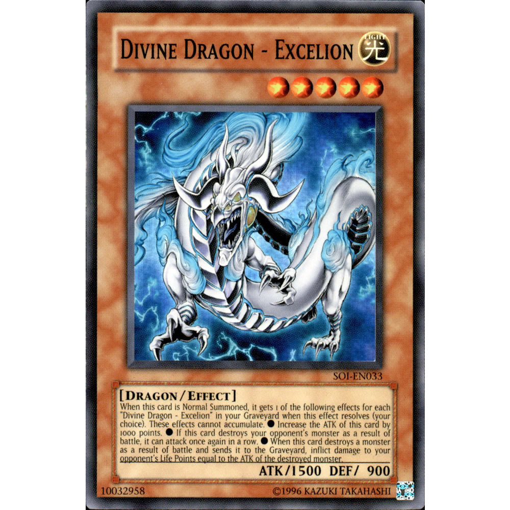 Divine Dragon - Excelion SOI-EN033 Yu-Gi-Oh! Card from the Shadow of Infinity Set
