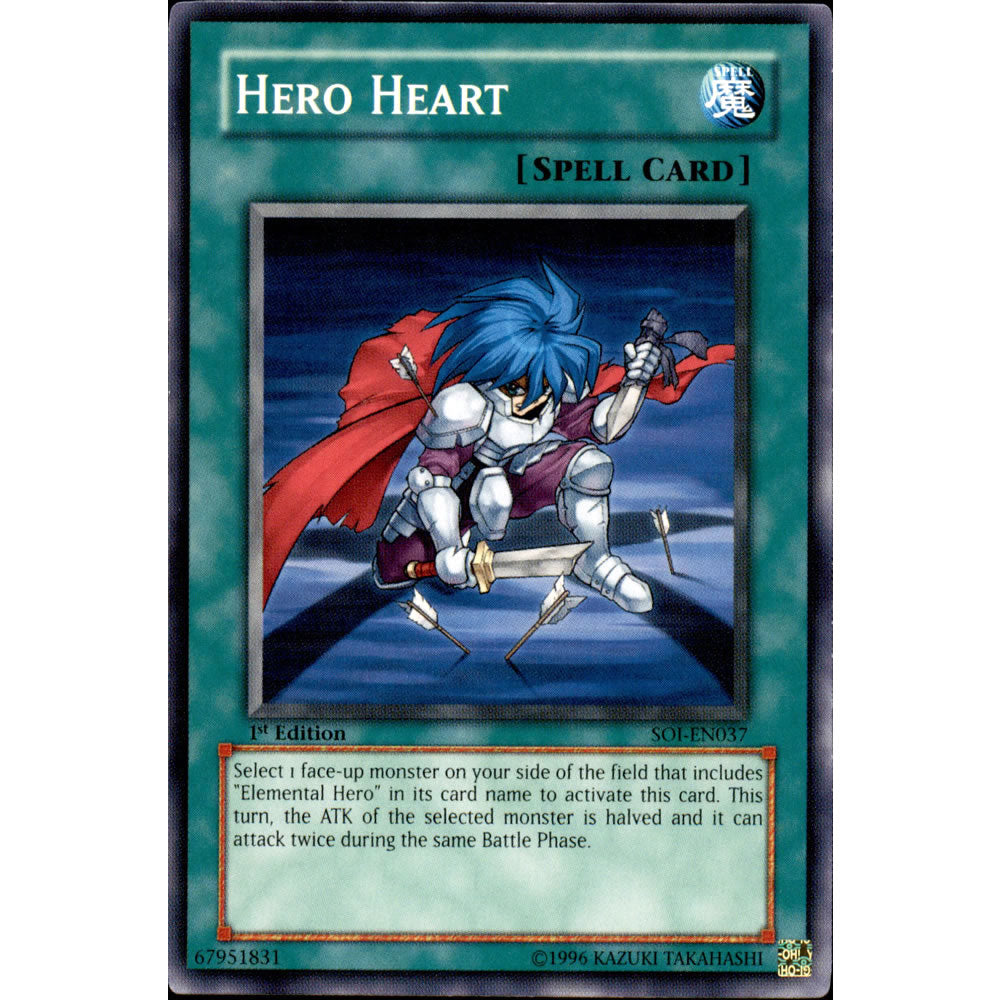 Hero Heart SOI-EN037 Yu-Gi-Oh! Card from the Shadow of Infinity Set