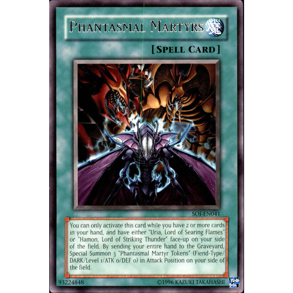 Phantasmal Martyrs SOI-EN041 Yu-Gi-Oh! Card from the Shadow of Infinity Set