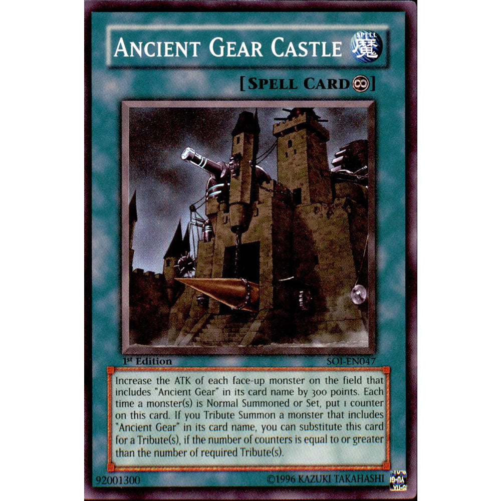Ancient Gear Castle SOI-EN047 Yu-Gi-Oh! Card from the Shadow of Infinity Set