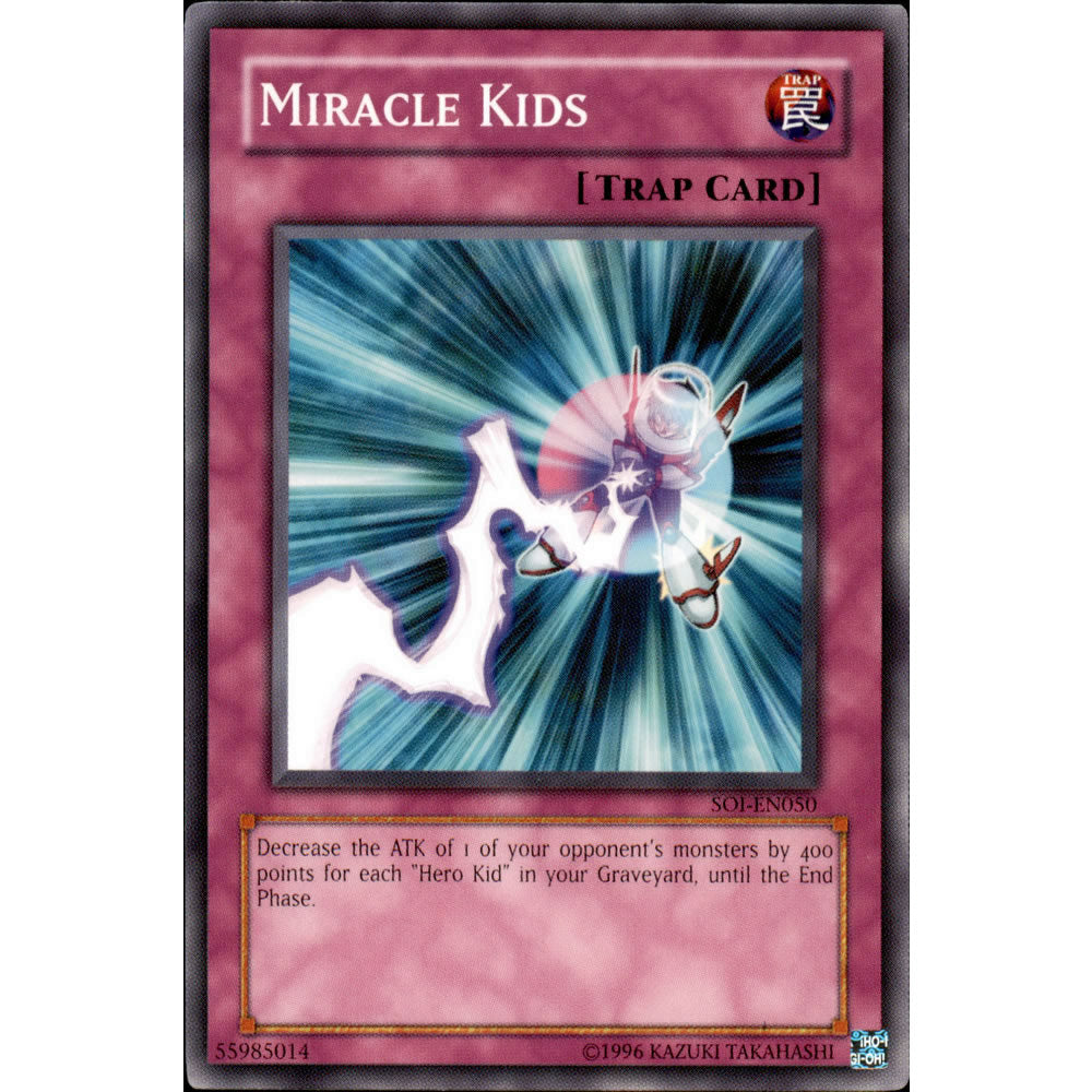 Miracle Kids SOI-EN050 Yu-Gi-Oh! Card from the Shadow of Infinity Set