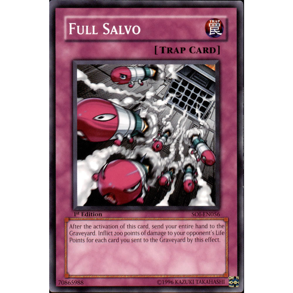 Full Salvo SOI-EN056 Yu-Gi-Oh! Card from the Shadow of Infinity Set