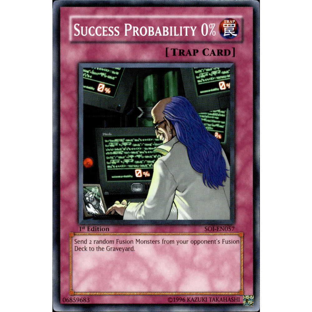 Success Probability 0% SOI-EN057 Yu-Gi-Oh! Card from the Shadow of Infinity Set