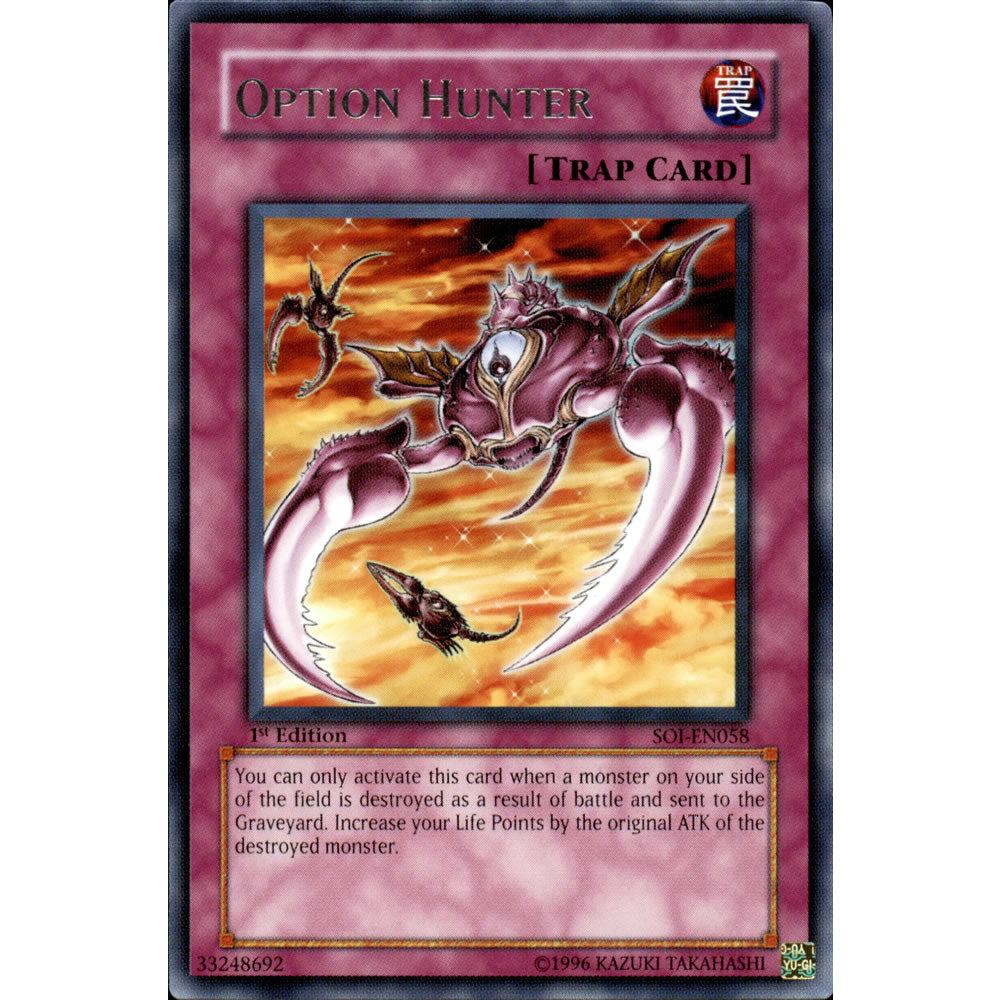 Option Hunter SOI-EN058 Yu-Gi-Oh! Card from the Shadow of Infinity Set