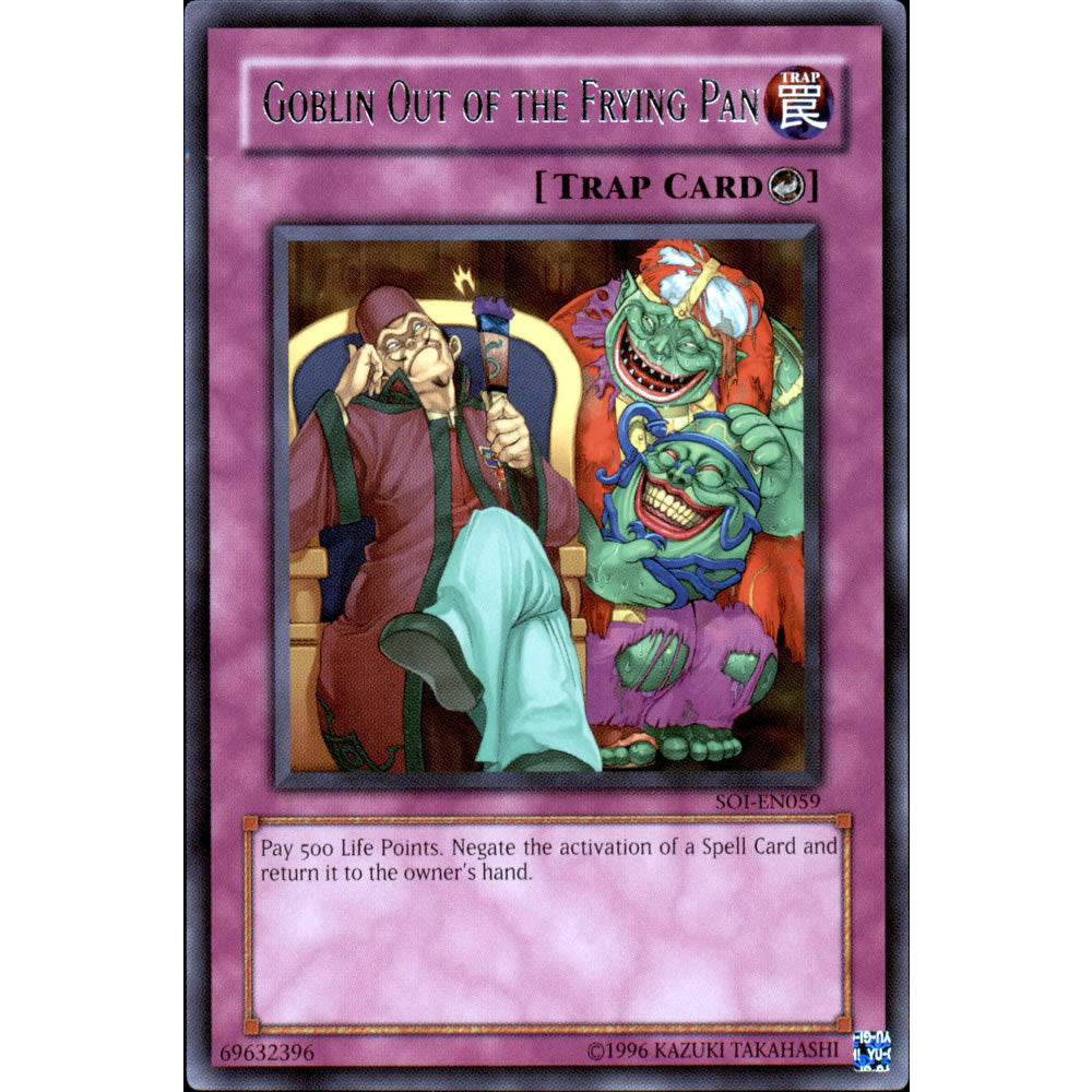 Goblin Out of the Frying Pan SOI-EN059 Yu-Gi-Oh! Card Goblin Out of the Frying Pan SOI-EN059 Yu-Gi-Oh! Card