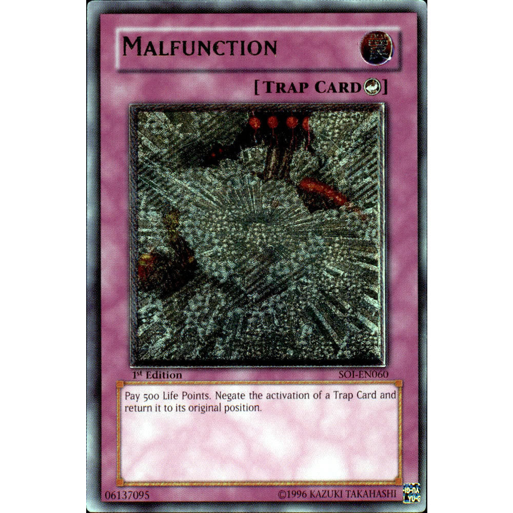 Malfunction SOI-EN060 Yu-Gi-Oh! Card from the Shadow of Infinity Set