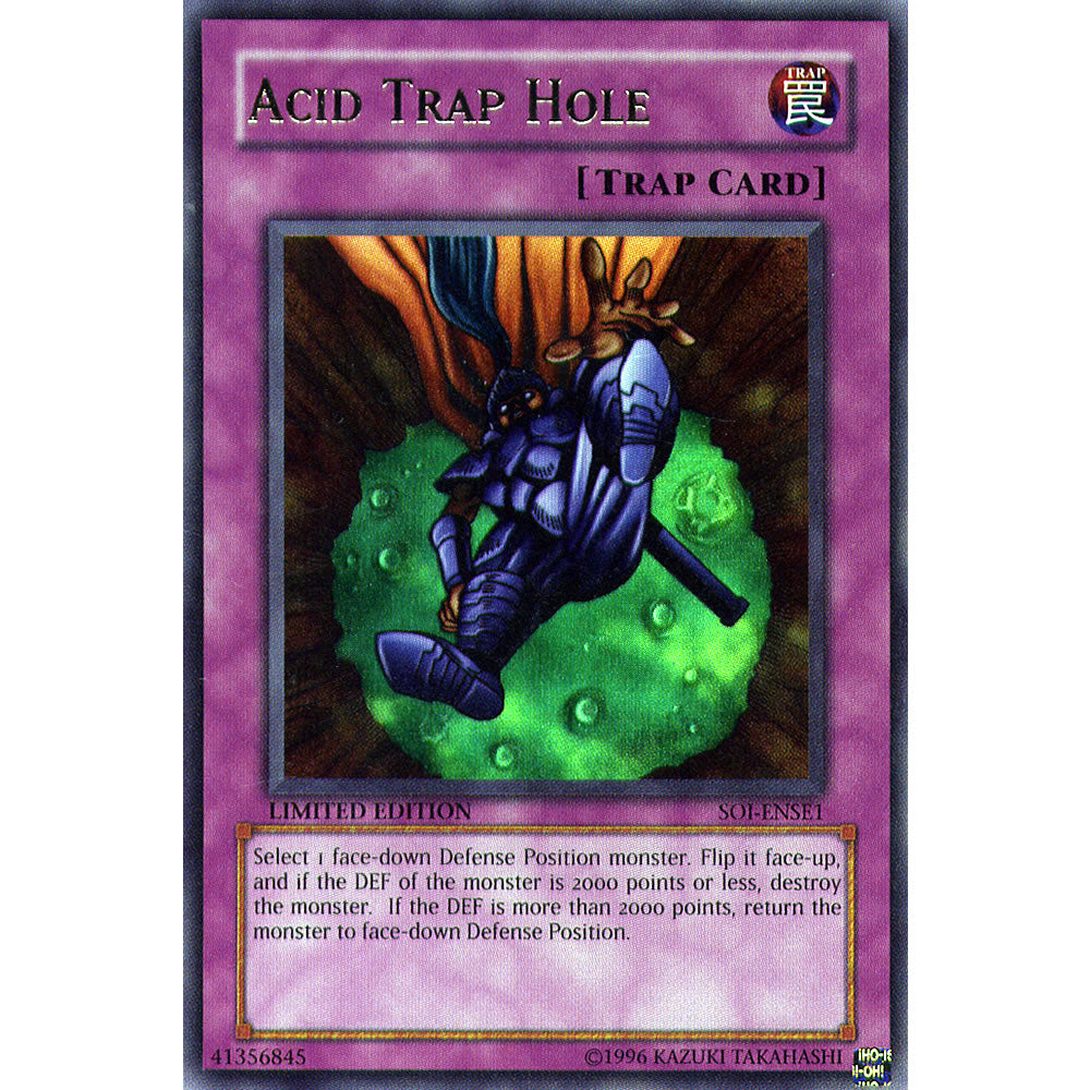 Acid Trap Hole SOI-ENSE1 Yu-Gi-Oh! Card from the Shadow of Infinity Special Edition Set