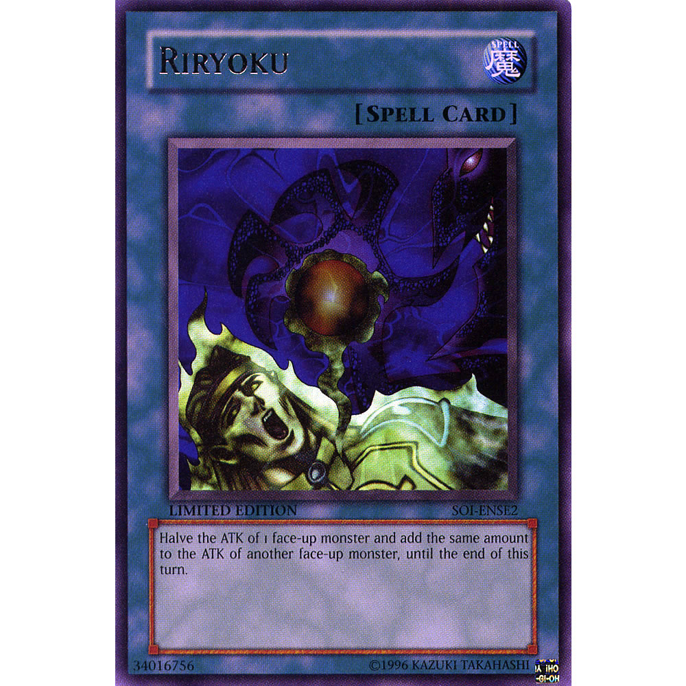 Riryoku SOI-ENSE2 Yu-Gi-Oh! Card from the Shadow of Infinity Special Edition Set