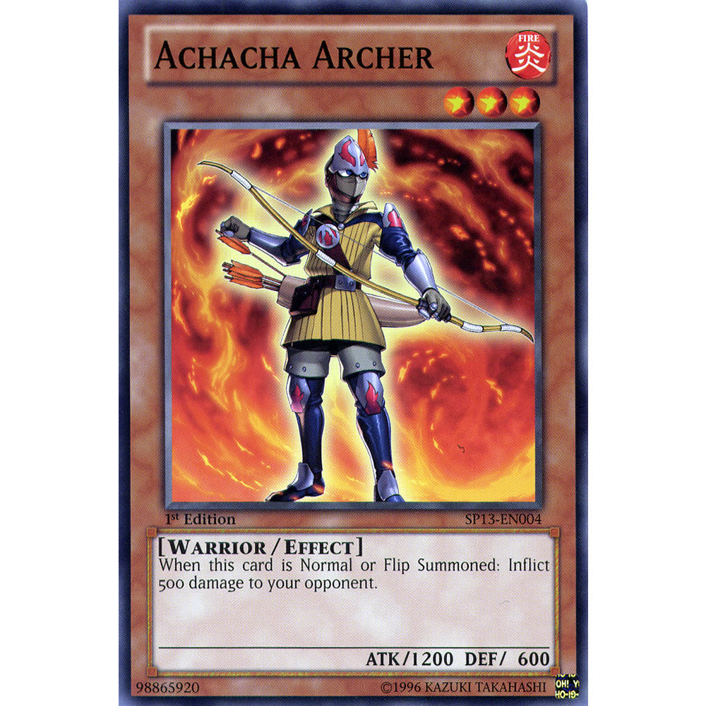 Achacha Archer SP13-EN004 Yu-Gi-Oh! Card from the Star Pack 2013 Set