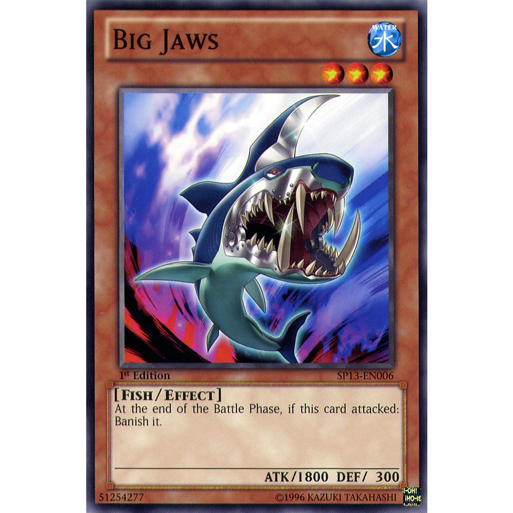 Big Jaws SP13-EN006 Yu-Gi-Oh! Card from the Star Pack 2013 Set