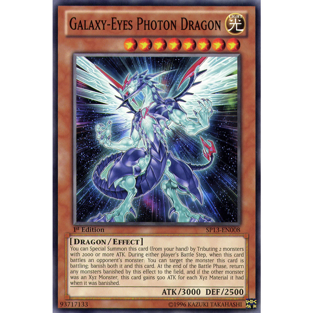 Galaxy-Eyes Photon Dragon SP13-EN008 Yu-Gi-Oh! Card from the Star Pack 2013 Set