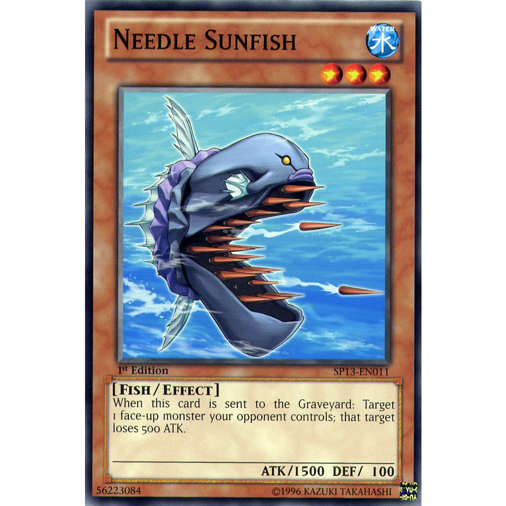 Needle Sunfish SP13-EN011 Yu-Gi-Oh! Card from the Star Pack 2013 Set