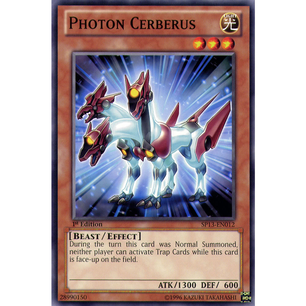 Photon Cerberus SP13-EN012 Yu-Gi-Oh! Card from the Star Pack 2013 Set
