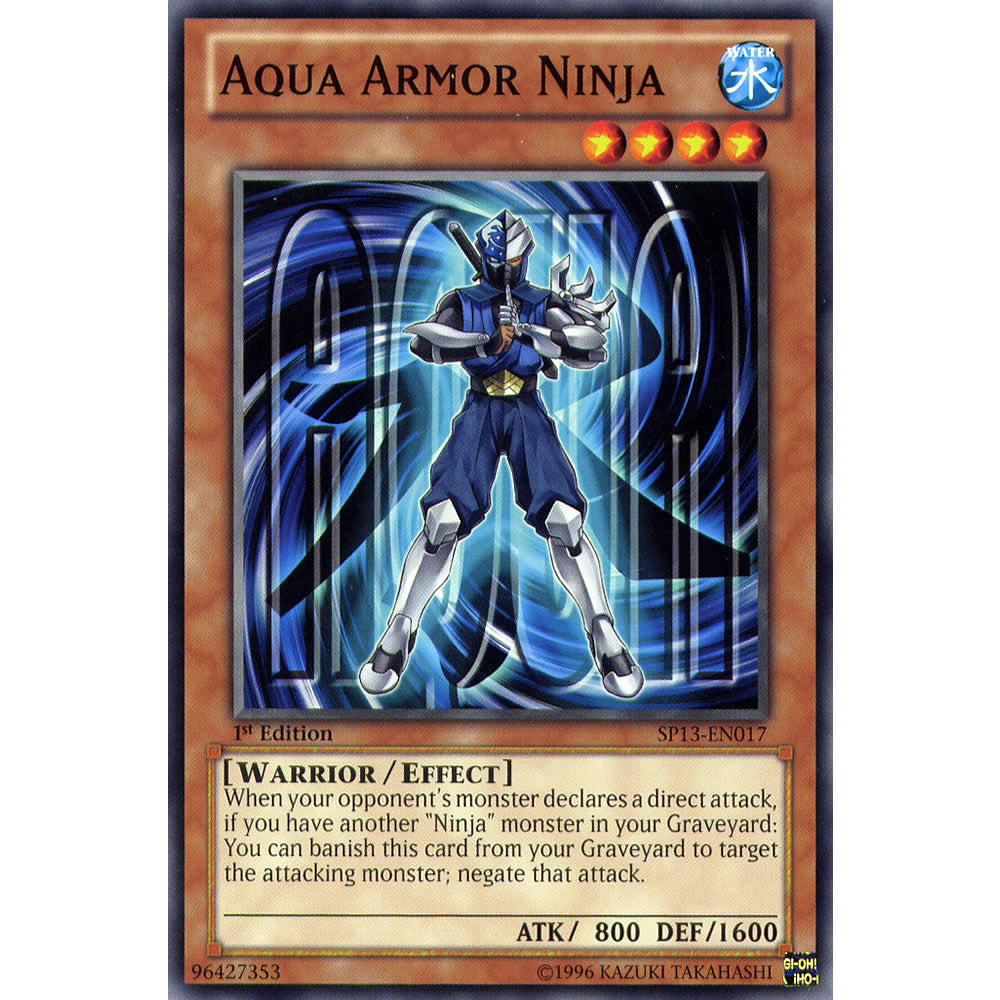 Aqua Armor Ninja SP13-EN017 Yu-Gi-Oh! Card from the Star Pack 2013 Set