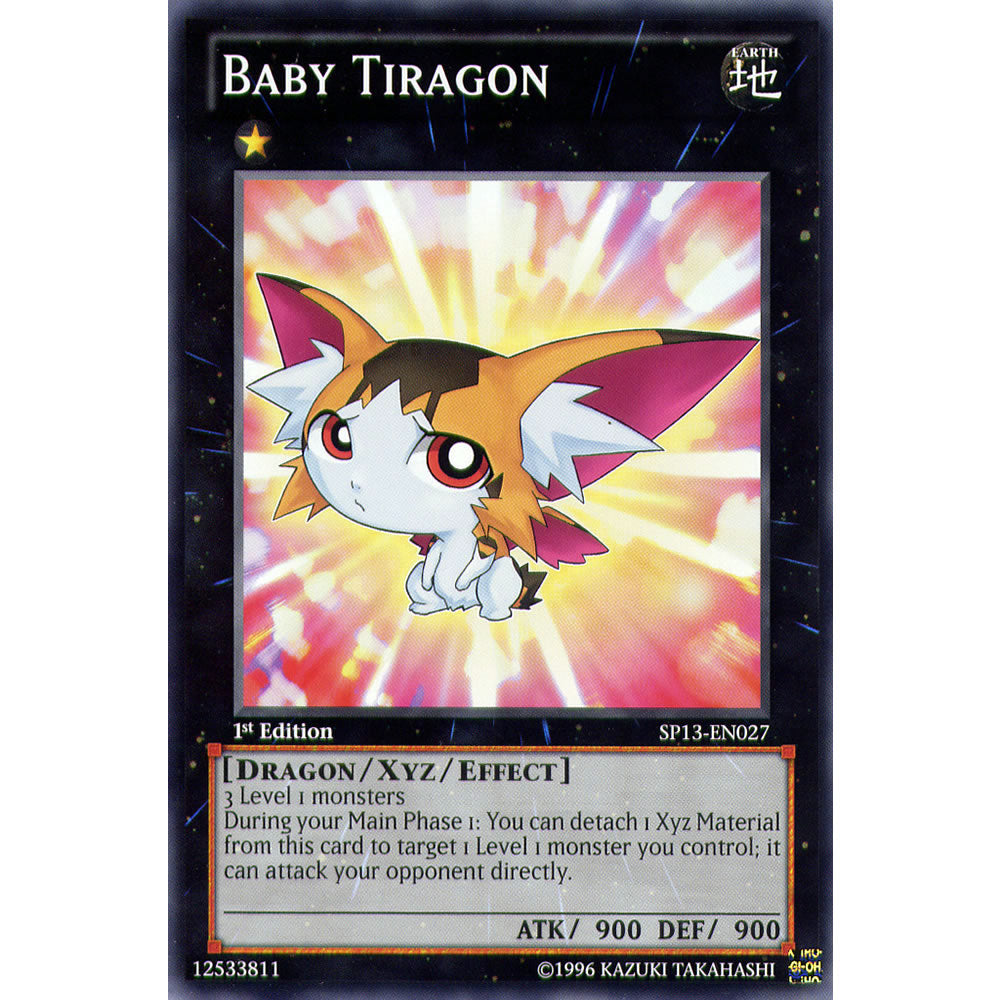 Baby Tiragon SP13-EN027 Yu-Gi-Oh! Card from the Star Pack 2013 Set