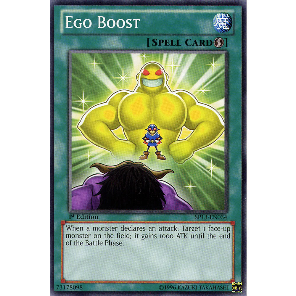Ego Boost SP13-EN034 Yu-Gi-Oh! Card from the Star Pack 2013 Set
