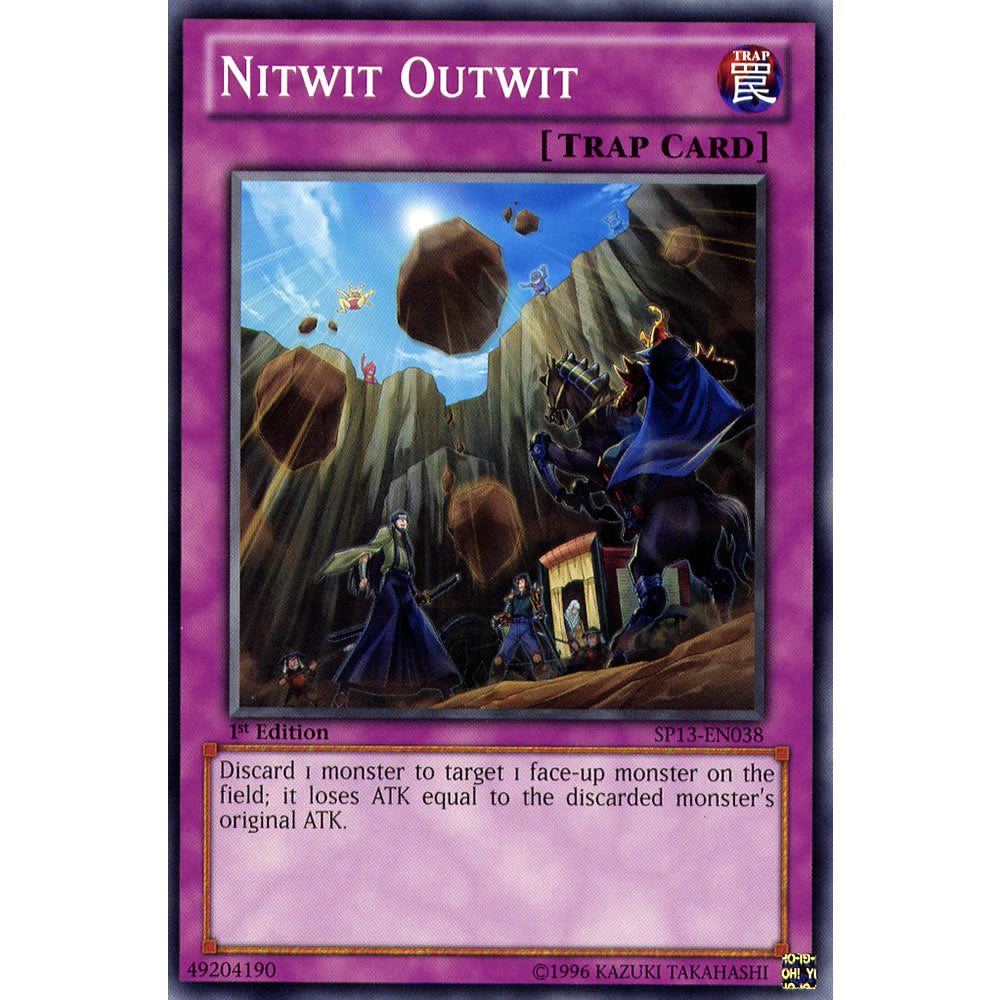 Nitwit Outwit SP13-EN038 Yu-Gi-Oh! Card from the Star Pack 2013 Set
