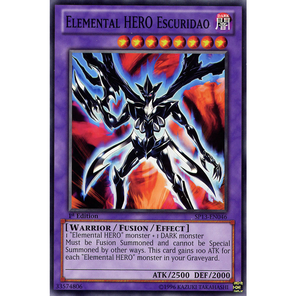 Elemental HERO Escuridao SP13-EN046 Yu-Gi-Oh! Card from the Star Pack 2013 Set