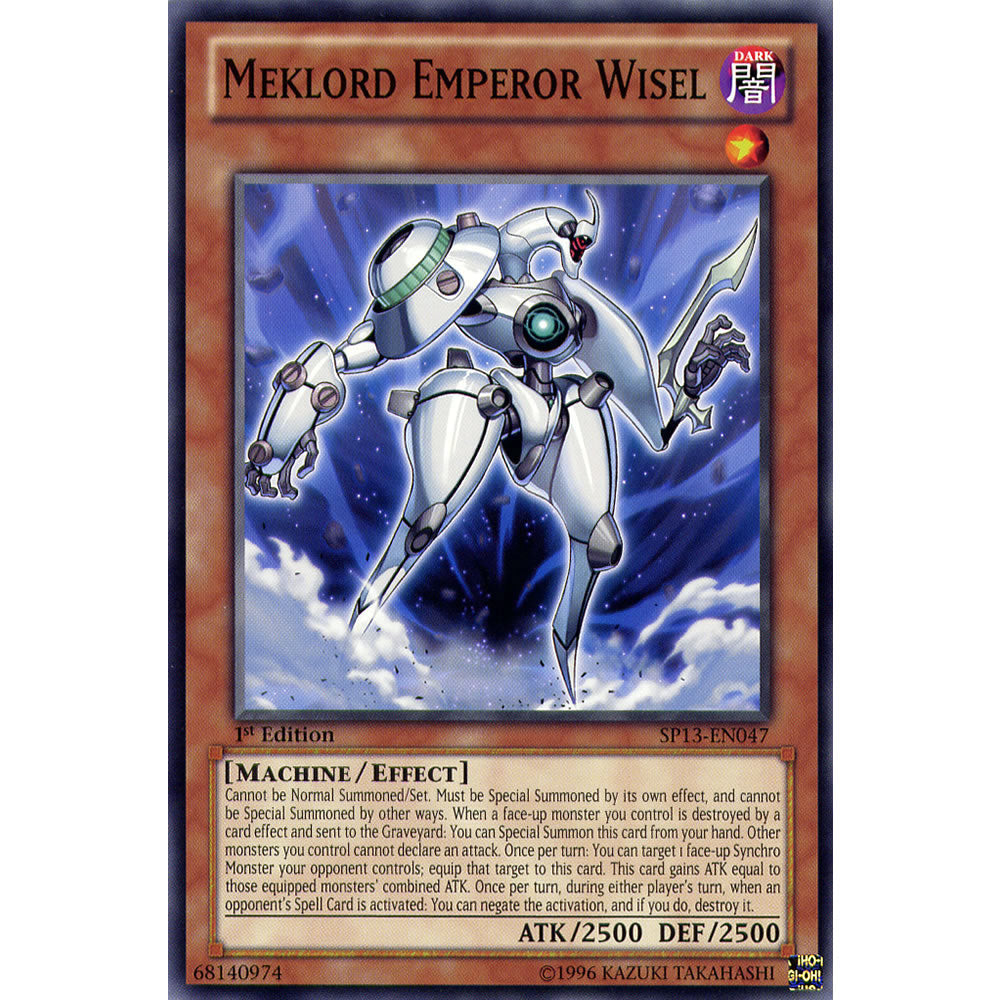 Meklord Emperor Wisel SP13-EN047 Yu-Gi-Oh! Card from the Star Pack 2013 Set