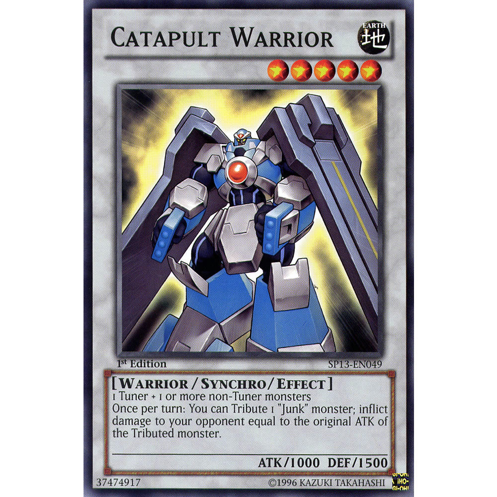 Catapult Warrior SP13-EN049 Yu-Gi-Oh! Card from the Star Pack 2013 Set