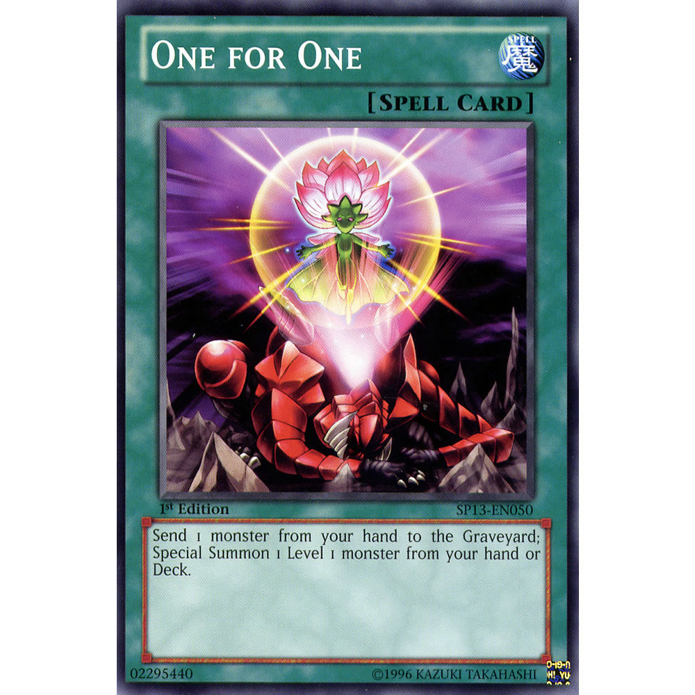 One for One SP13-EN050 Yu-Gi-Oh! Card from the Star Pack 2013 Set
