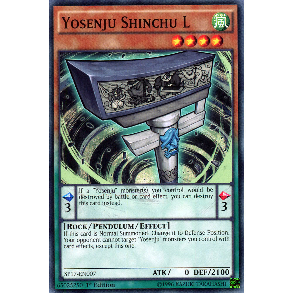 Yosenju Shinchu L SP17-EN007 Yu-Gi-Oh! Card from the Star Pack 17 Set