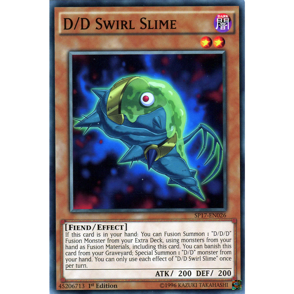 D/D Swirl Slime SP17-EN026 Yu-Gi-Oh! Card from the Star Pack 17 Set