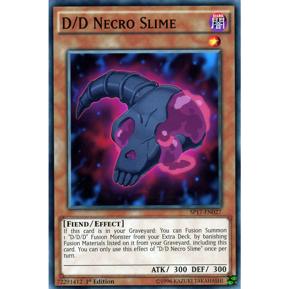 D/D Necro Slime SP17-EN027 Yu-Gi-Oh! Card from the Star Pack 17 Set